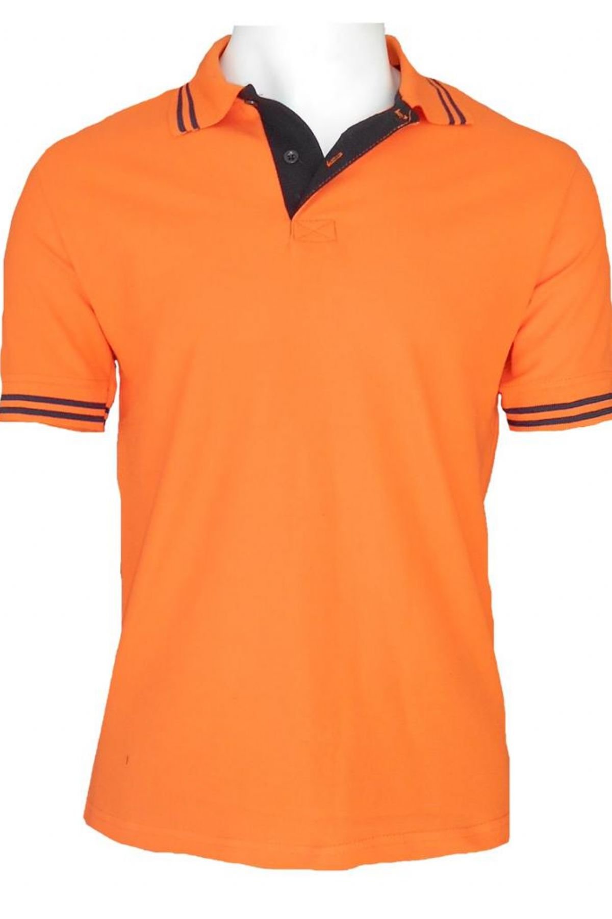 Lacoste T-shirt Turuncu Renk Kol Bantlı