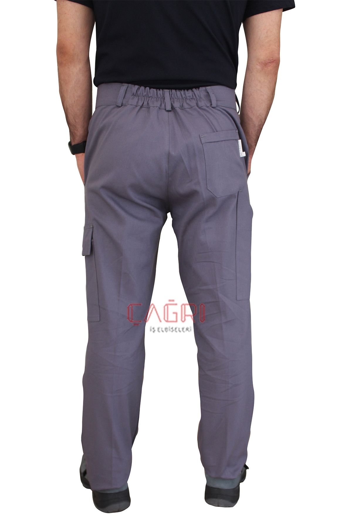 Yazlık  İş Pantolonu Gri Renk 16/12 Gabardin 